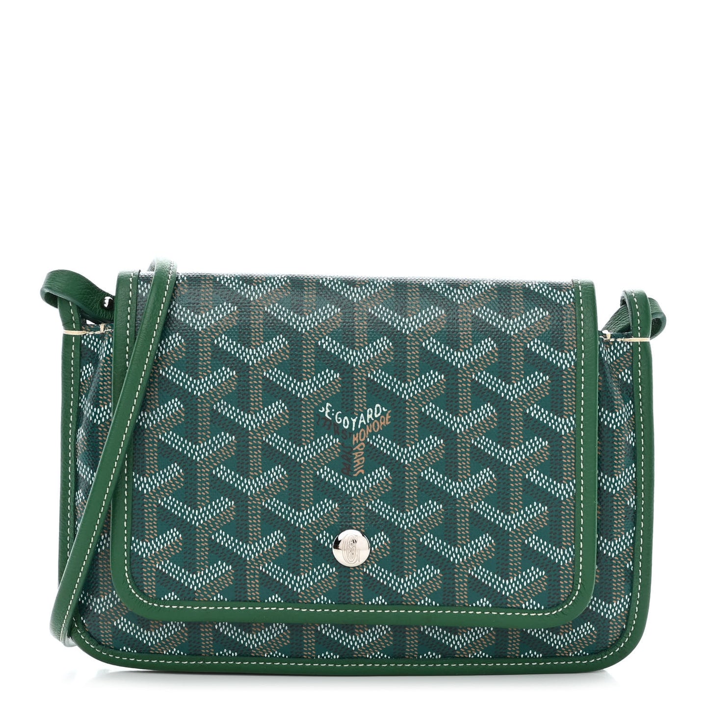 Goyardine Plumet Wallet Clutch Green