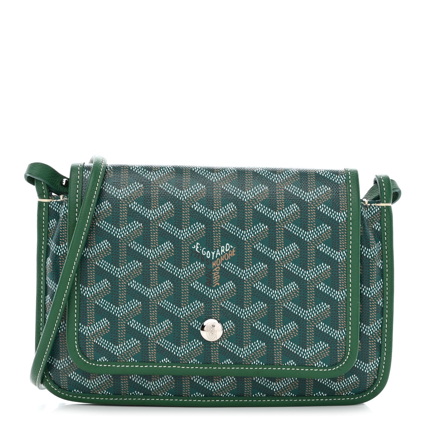 Goyard Goyardine Plumet Wallet Clutch Green 1 of 12