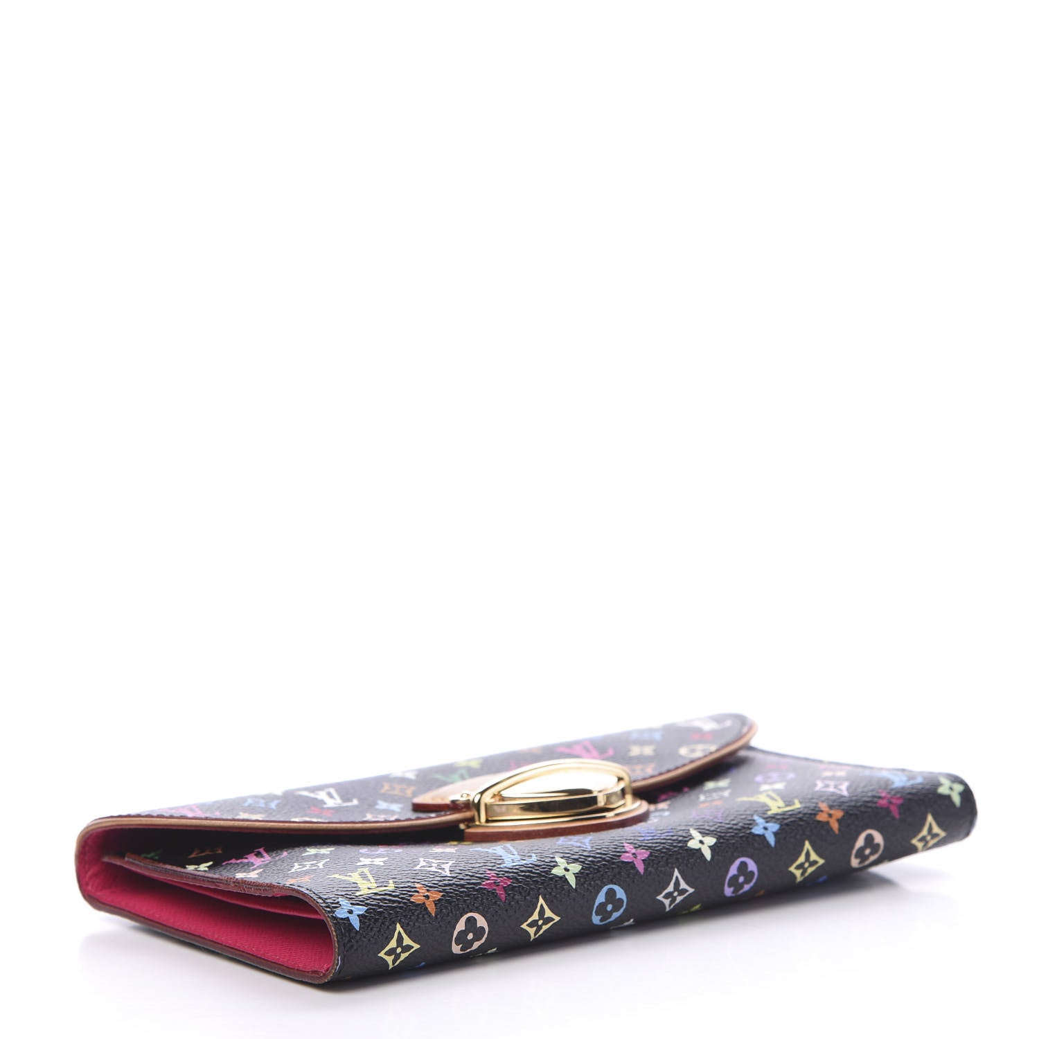 Louis Vuitton Monogram Multicolor Eugenie Wallet Black Grenade 3 of 12