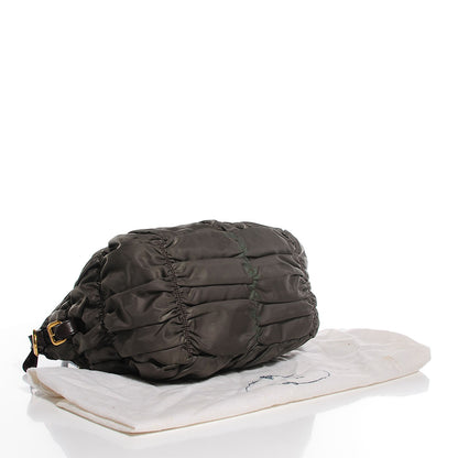 Prada Tessuto Nylon Gaufre Tote Fumo 4 of 10