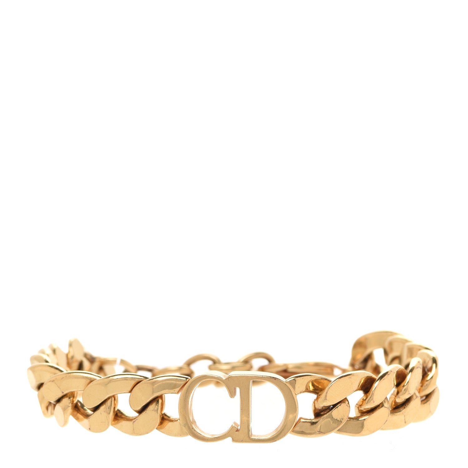 Christian Dior Metal Danseuse Etoile Chain Bracelet Gold 1 of 4