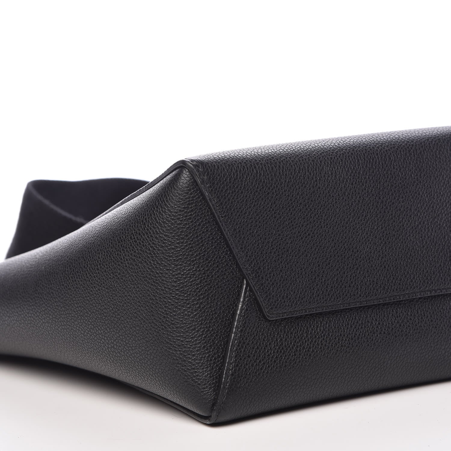 Celine Soft Grained Calfskin Small Sangle Bucket Bag Black 8 of 10