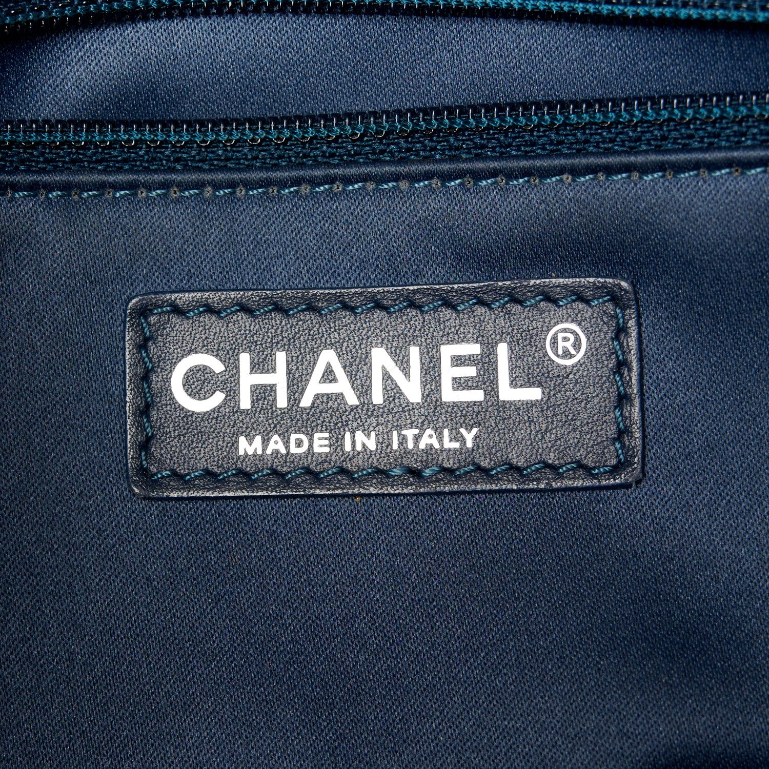 Chanel Lambskin Quilted Medium Easy Carry Flap Blue 6 of 12
