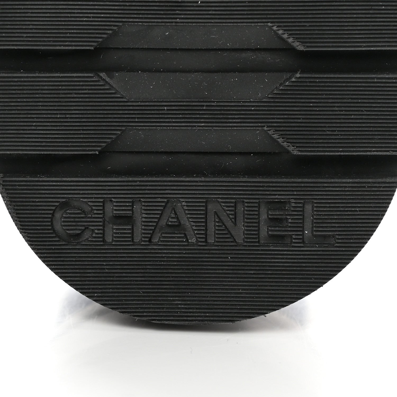 Chanel Denim Calfskin Quilted Lace Up Combat Boots 35.5 Blue 7 of 10