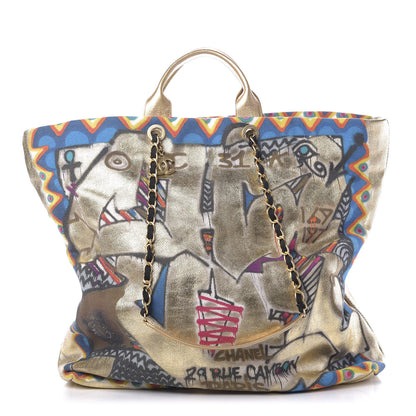 Chanel Graffiti Printed Canvas Street Spirit Tote Multicolor 1 of 14
