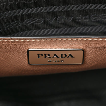 Prada Glace Calfskin Small Twin Pocket Tote Cammeo 6 of 11