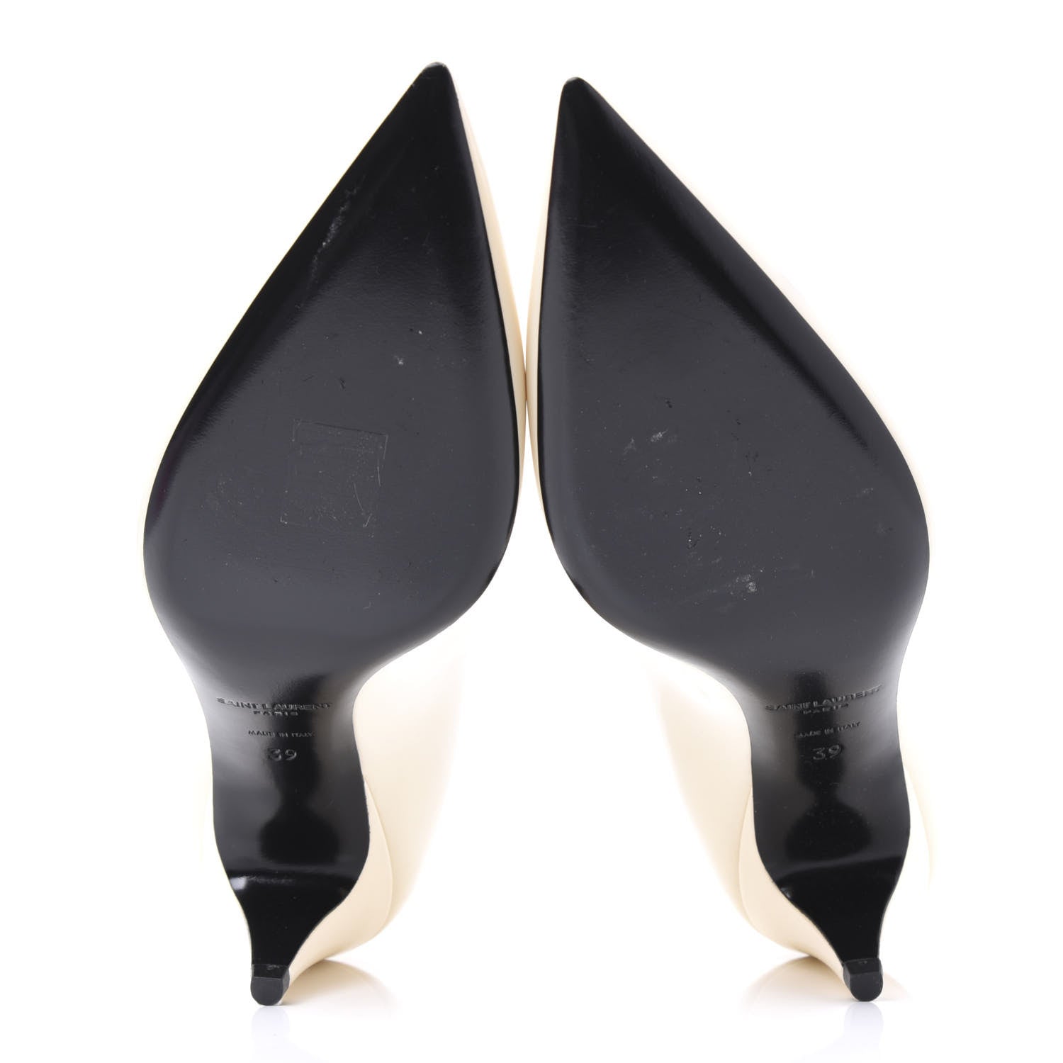 Saint Laurent Patent Charlotte 55 Pumps 39 Coquille 2 of 9