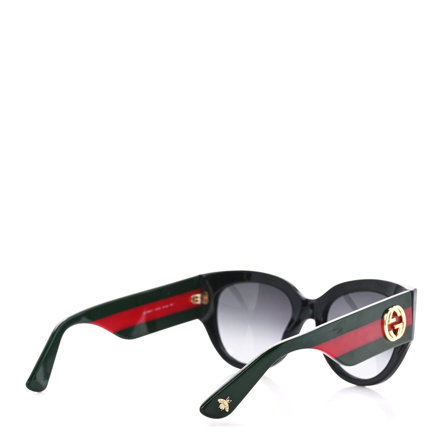 Acetate Oversized Rectangle Frame Web Sunglasses GG3864/S Black