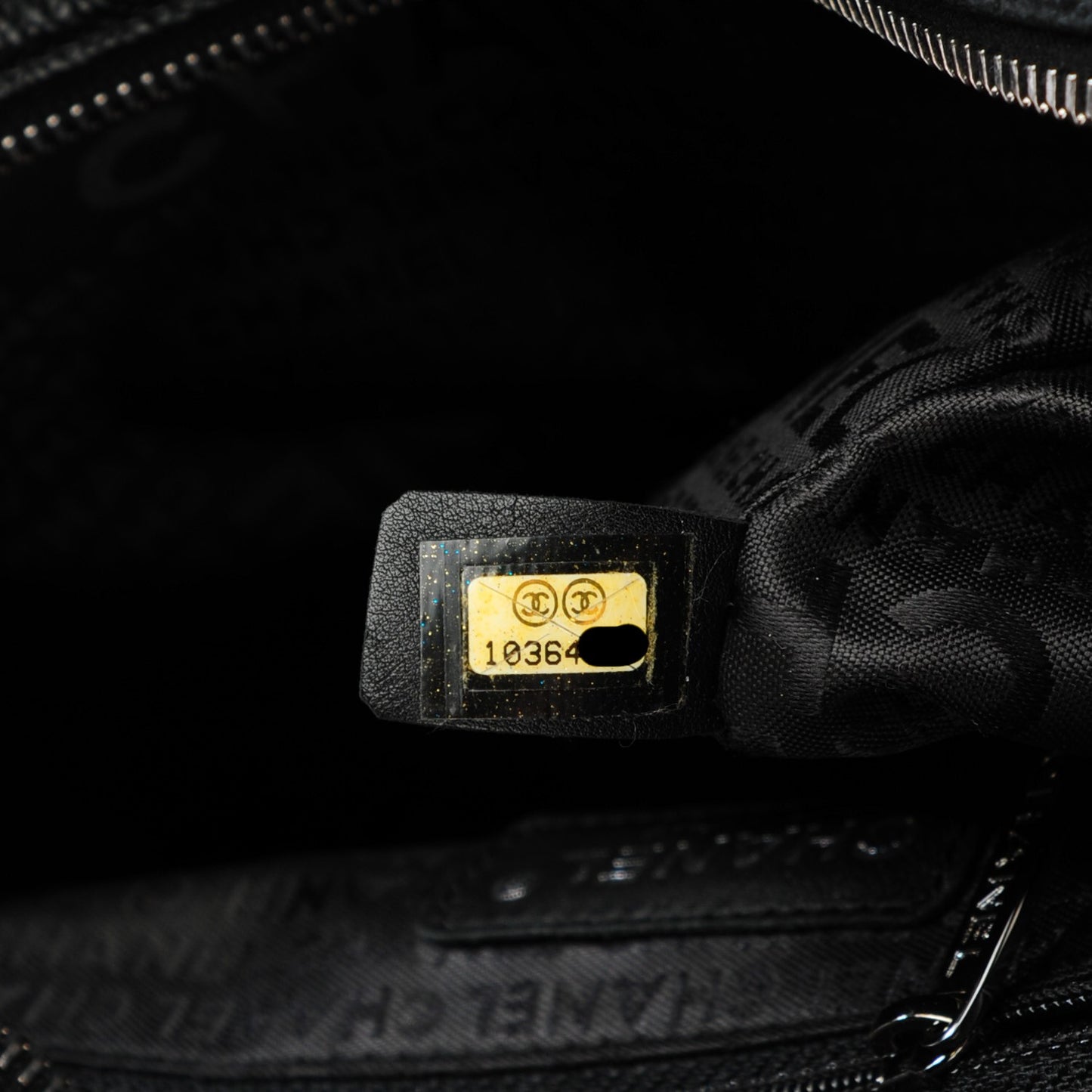 Caviar Square Stitched Tote Black