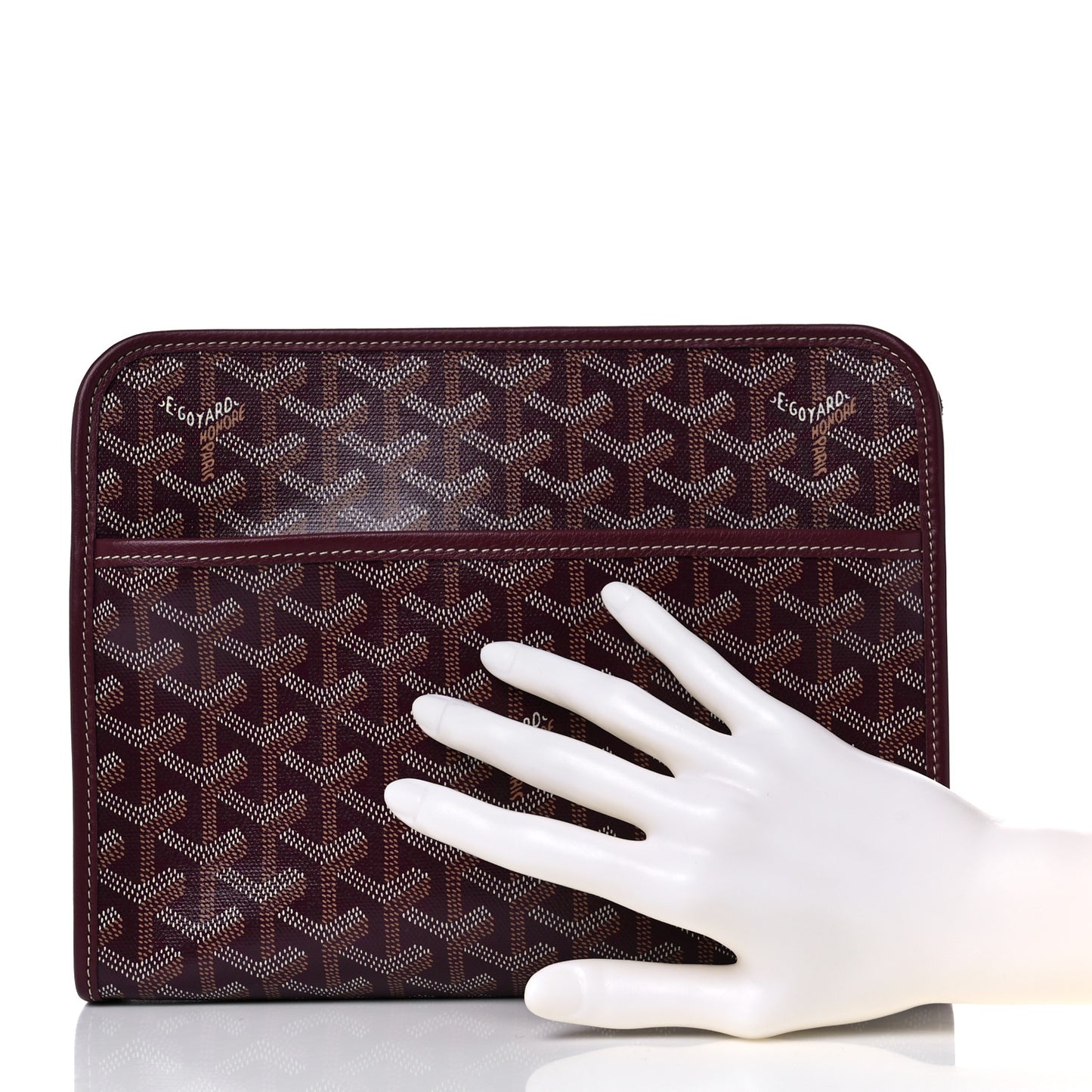 Goyardine Jouvence Toiletry Pouch Burgundy