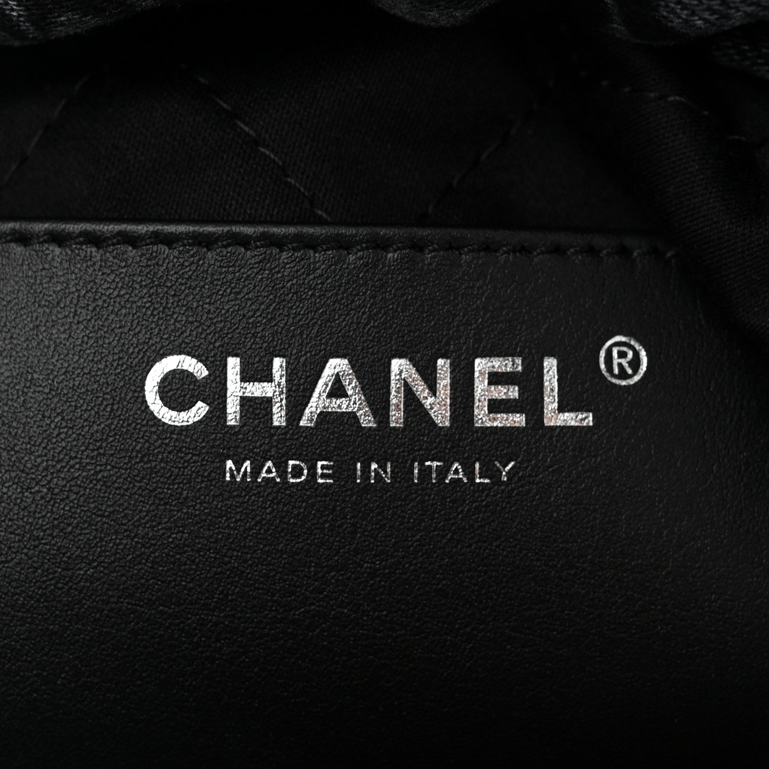 Chanel Denim Quilted Floral Print Mini Chanel 22 Black Grey 6 of 10