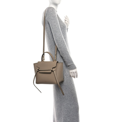 Celine Grained Calfskin Micro Belt Bag Light Taupe 2 of 13