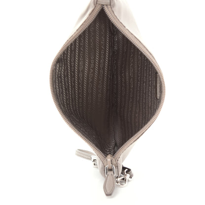 Prada Tessuto Nylon Saffiano Wristlet Argilla 4 of 7