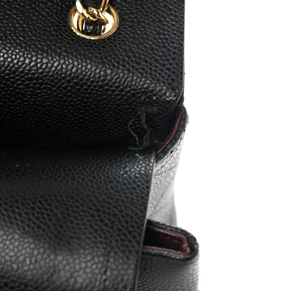 Chanel Caviar Quilted Jumbo Double Flap Black 11 of 11