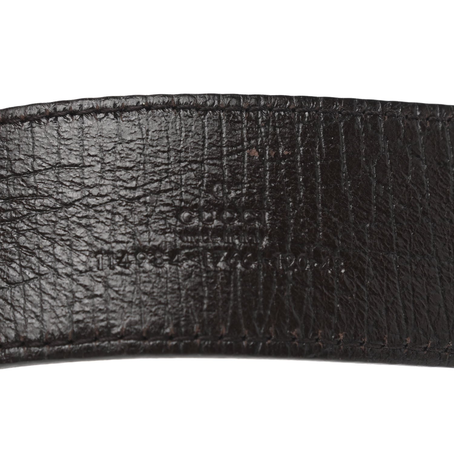 Gucci GG Supreme Monogram Interlocking G Belt 120 48 Dark Brown 3 of 5