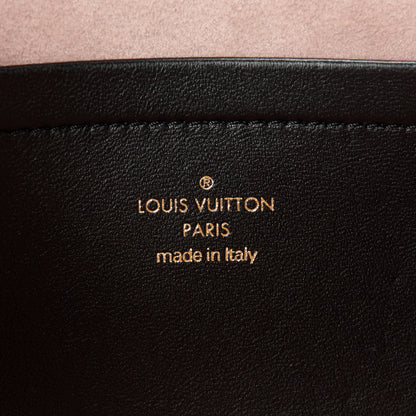 Louis Vuitton Lambskin Embossed Monogram Pochette Coussin Black 5 of 8