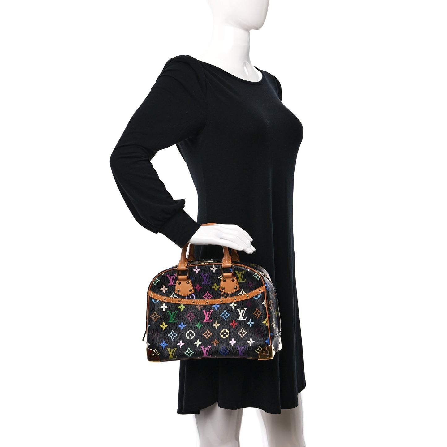 Monogram Multicolor Trouville Black