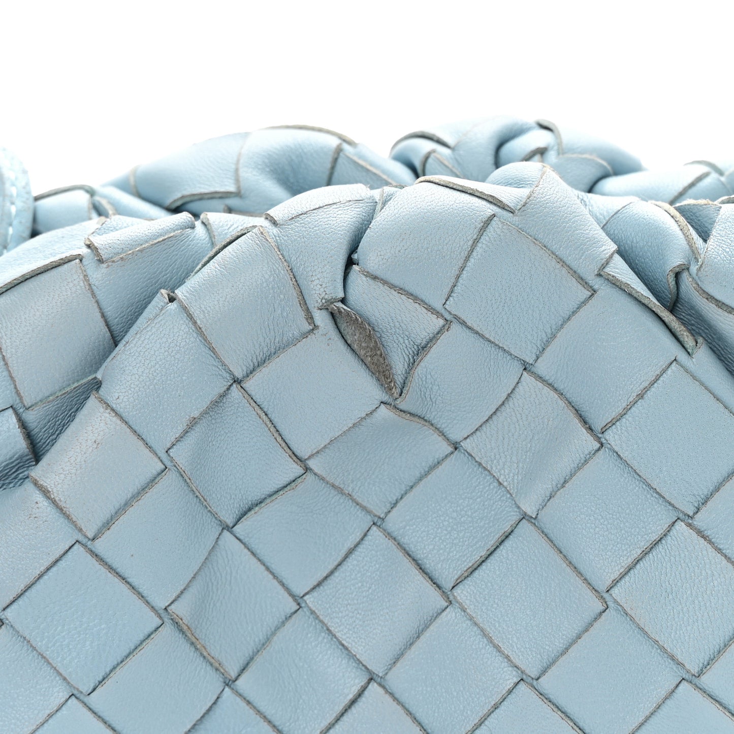 Nappa Intrecciato The Mini Pouch Ice