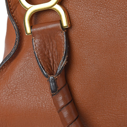 Chloe Calfskin Medium Marcie Satchel Tan 16 of 19