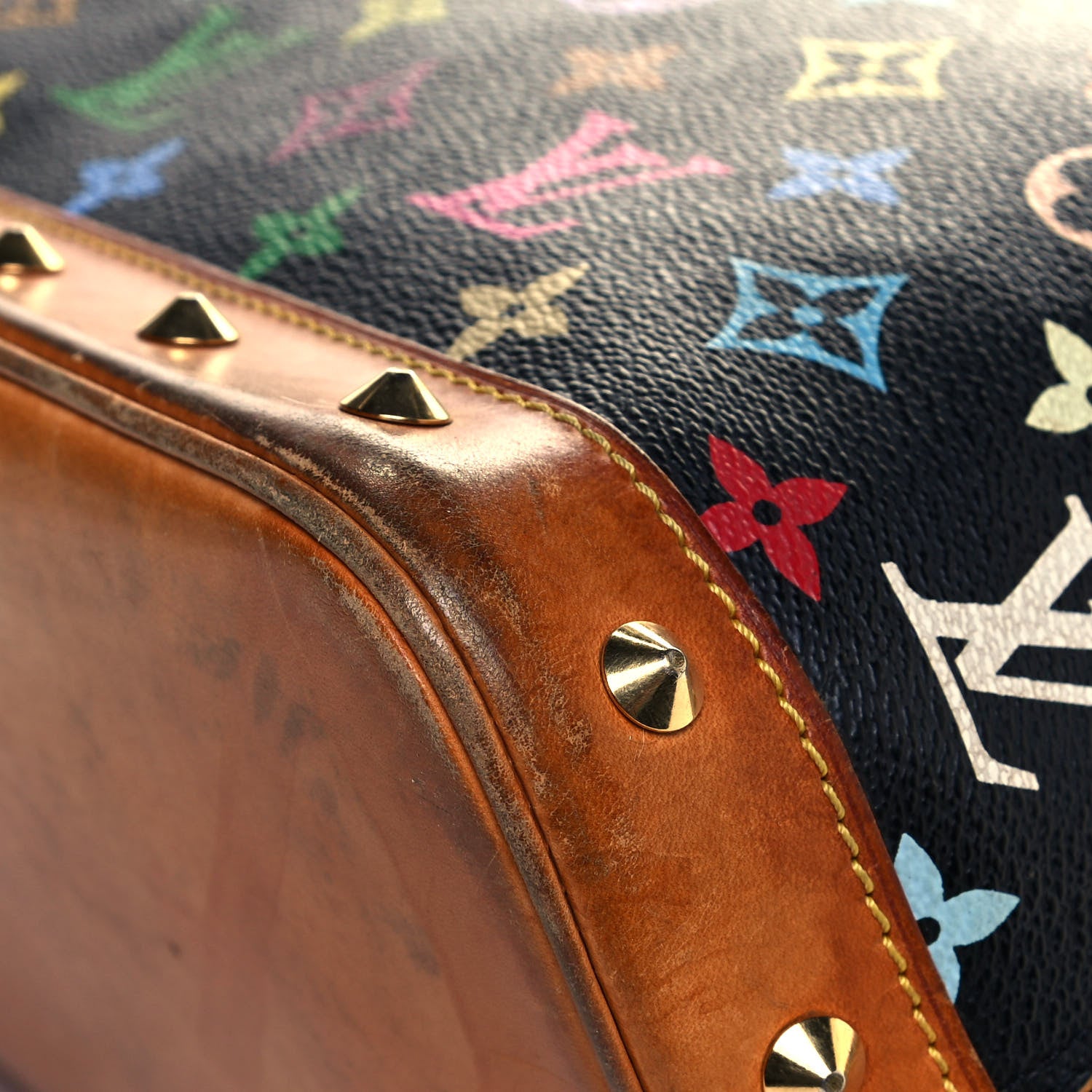 Louis Vuitton Monogram Multicolor Alma Black 10 of 17
