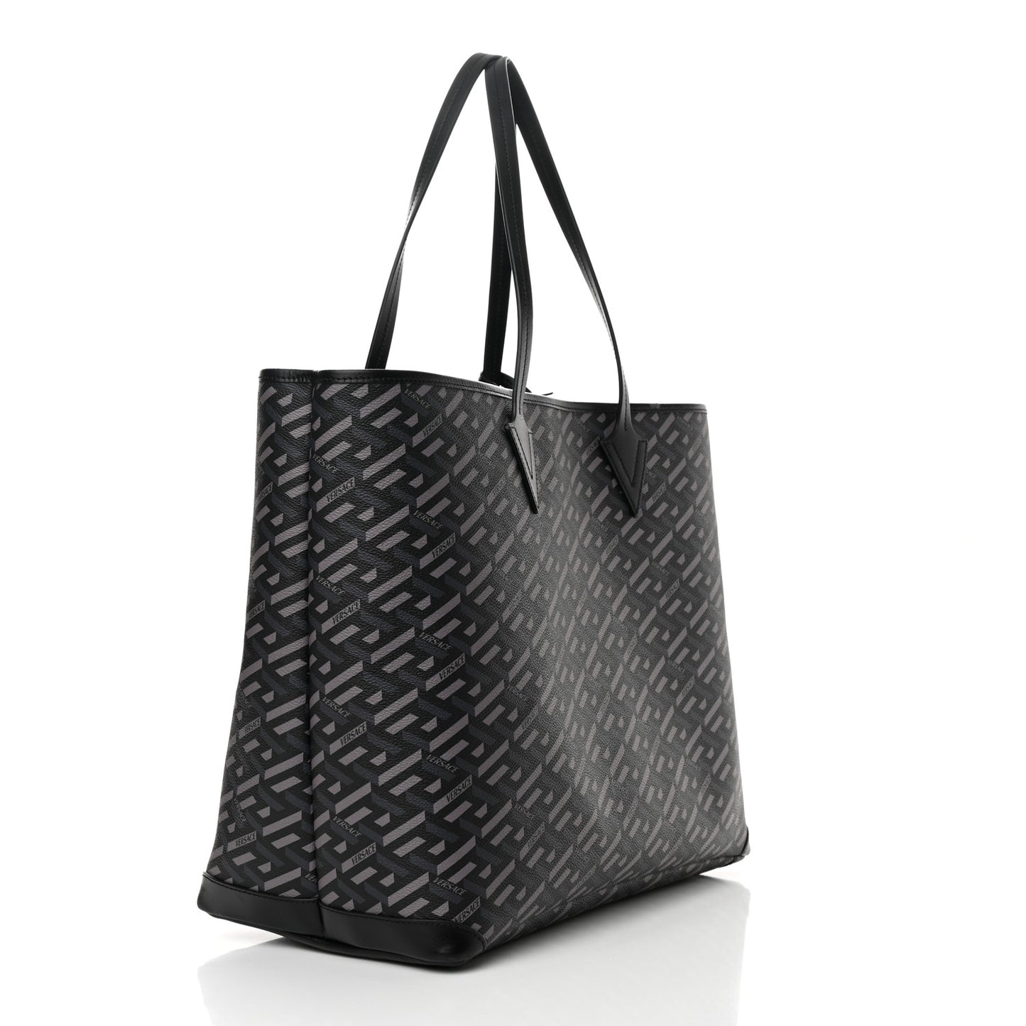 Calfskin Monogram Smile Medusa Tote Multicolor