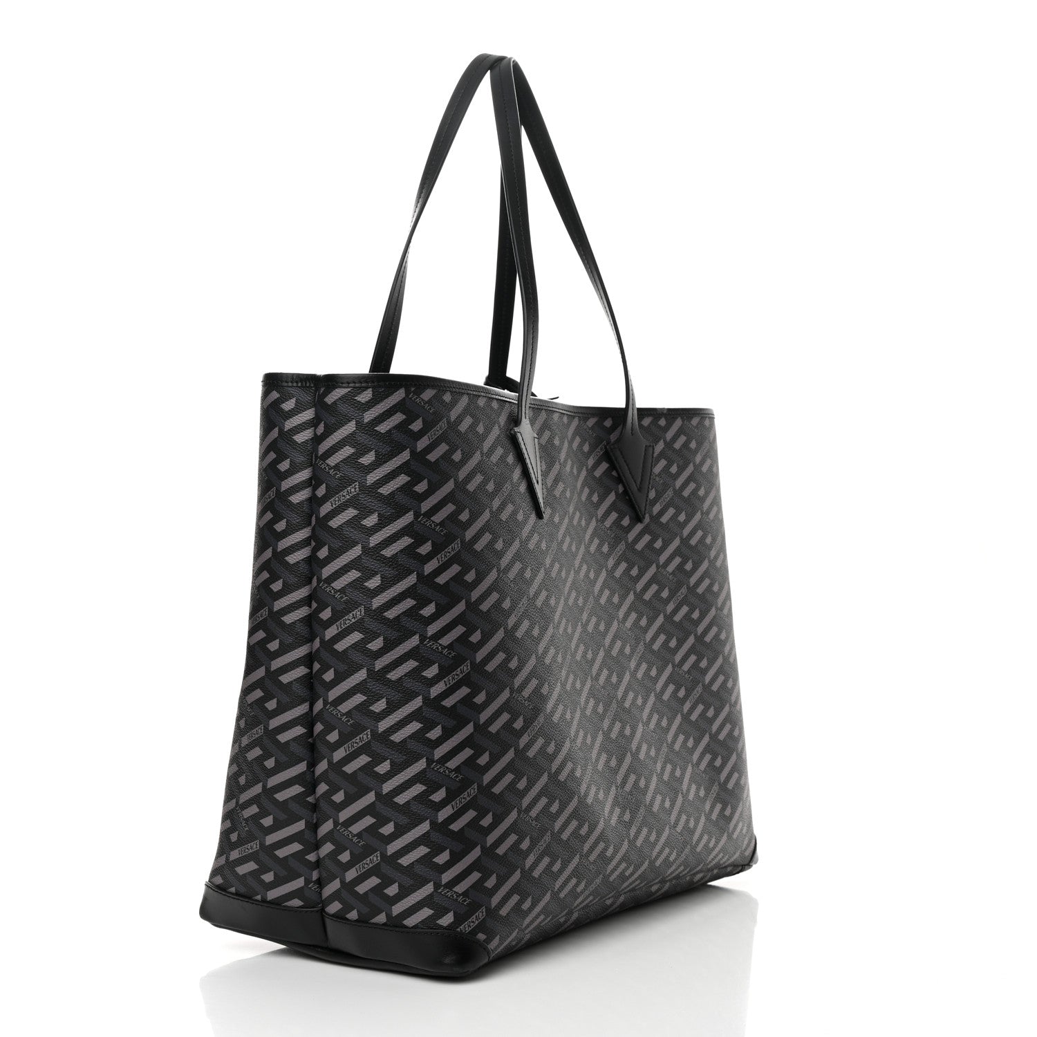 Versace Calfskin Monogram Smile Medusa Tote Multicolor 4 of 16