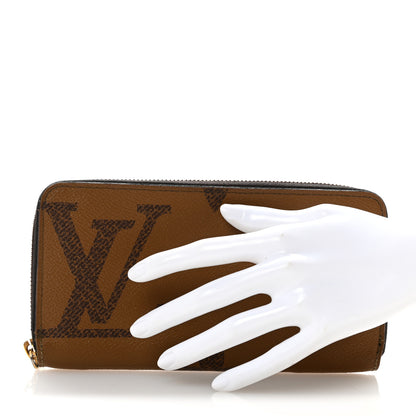 Louis Vuitton Reverse Monogram Giant Zippy Wallet 2 of 10