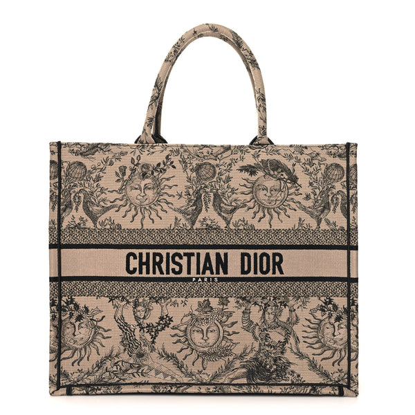 Christian Dior Canvas Embroidered Large Toile de Jouy Soleil Book