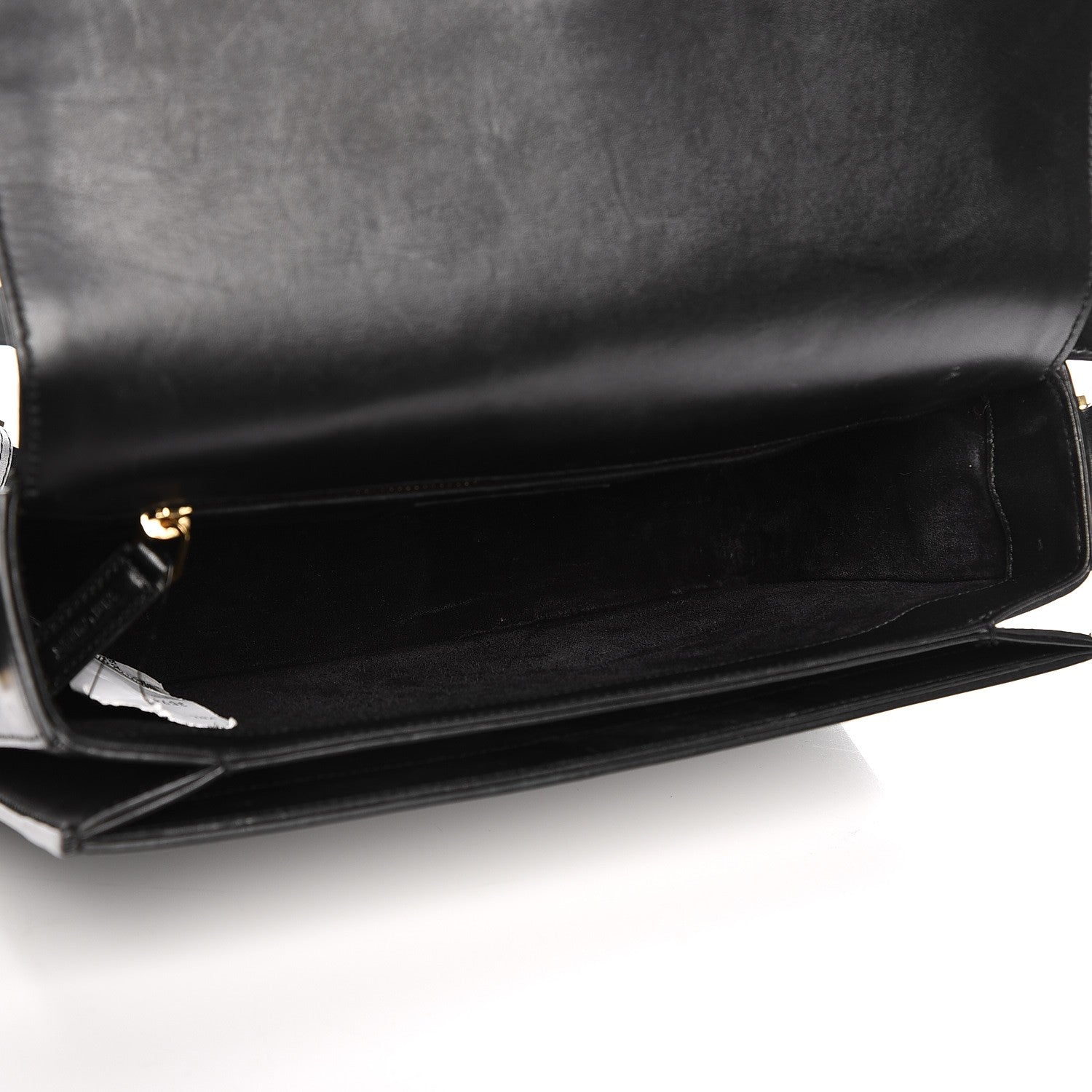 Saint Laurent Smooth Calfskin Medium Classic Monogram Universite Bag Black 5 of 13