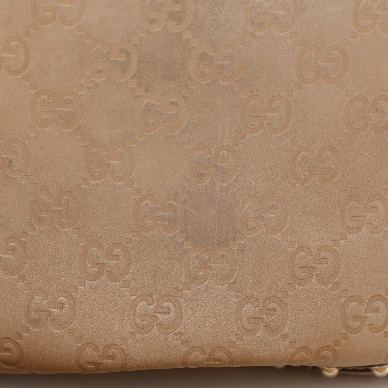 Gucci Guccissima Studded Pelham Shoulder Bag Beige 14 of 17