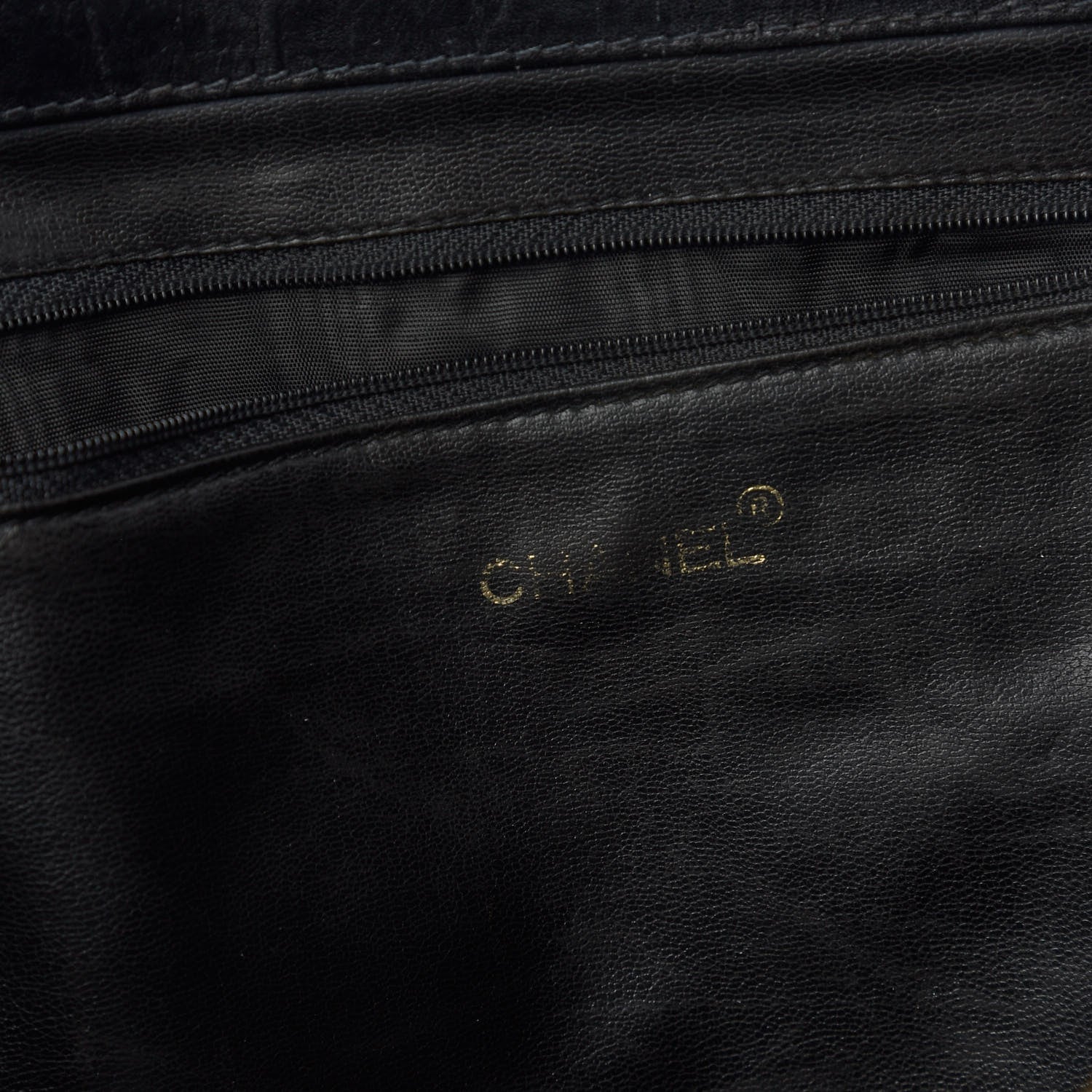 Chanel Calfskin Stitched XL Weekender Black 8 of 10