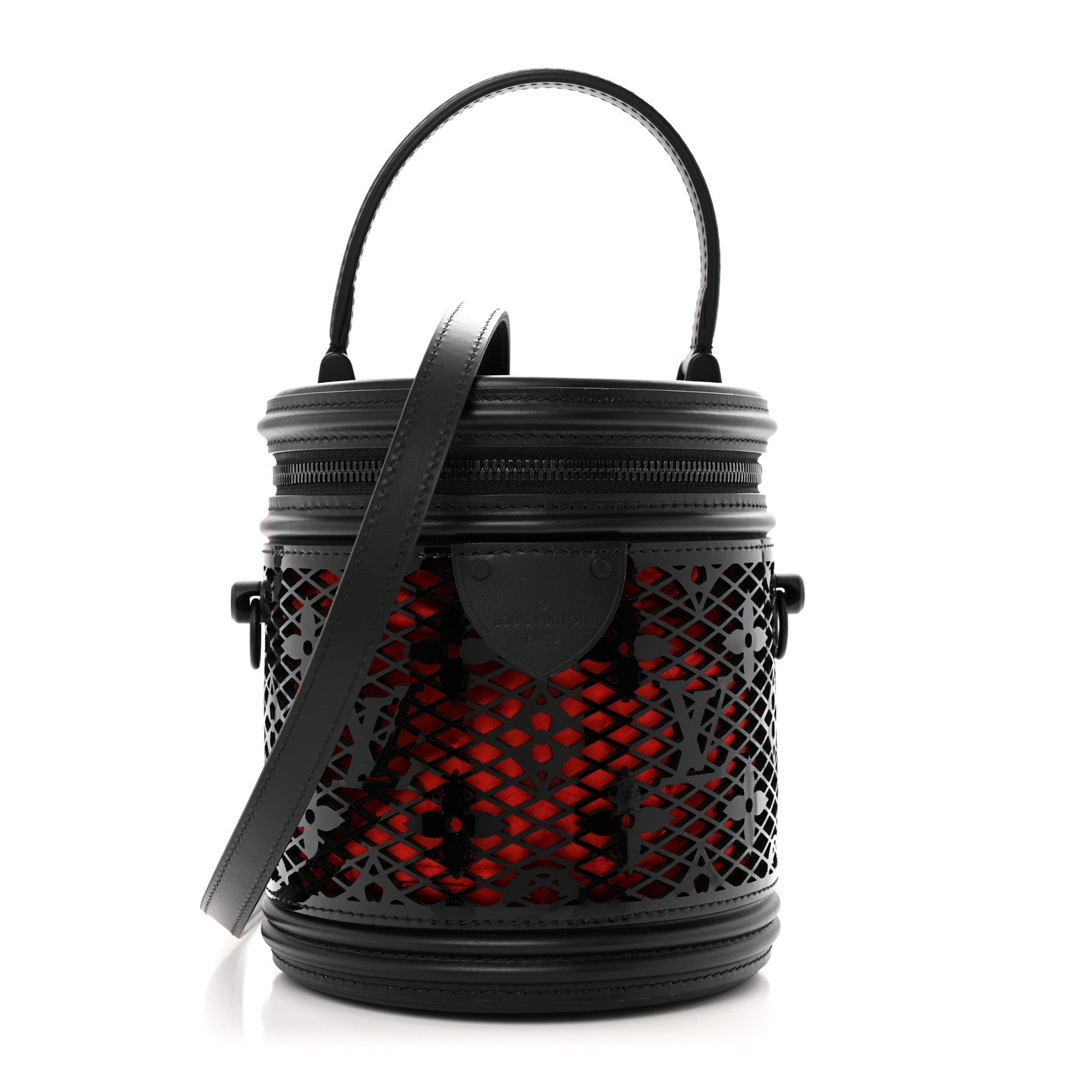 Louis Vuitton Patent Calfskin Monogram Cannes Black 1 of 12