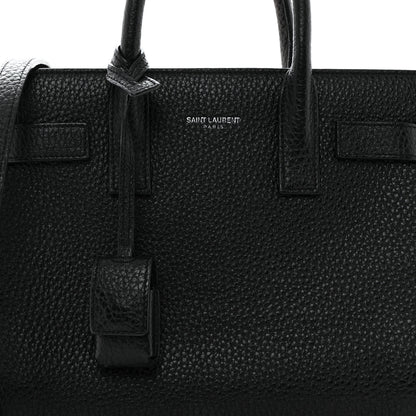 Saint Laurent Grained Calfskin Nano Sac De Jour Black 8 of 10