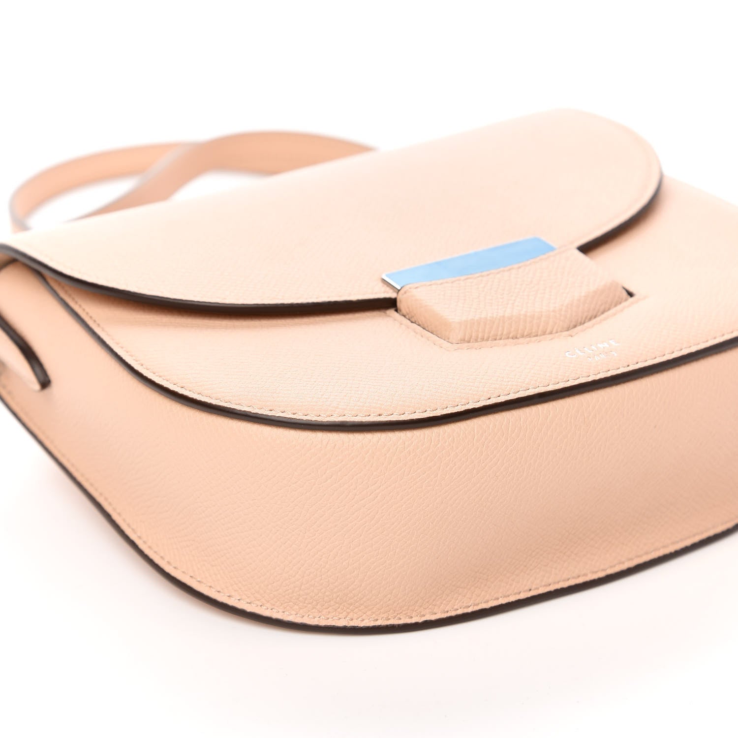 Celine Grained Calfskin Small Trotteur Powder 8 of 10