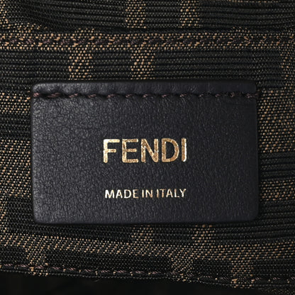 Fendi Vitello King Plexiglass Logo Embossed Mini By The Way Top Handle Boston Bag Tortora 6 of 11
