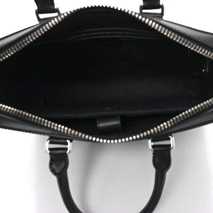 Gucci GG Supreme Monogram Appia Calfskin Web Briefcase Black 5 of 10