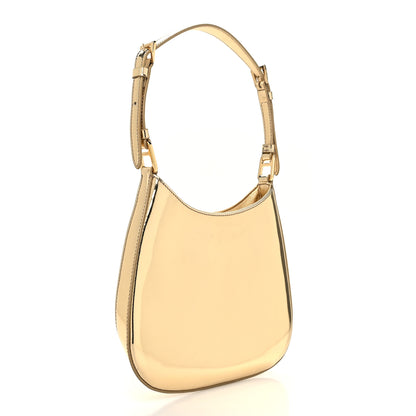 Prada Spazzolato Cleo Adjustable Strap Shoulder Bag Platino 3 of 9