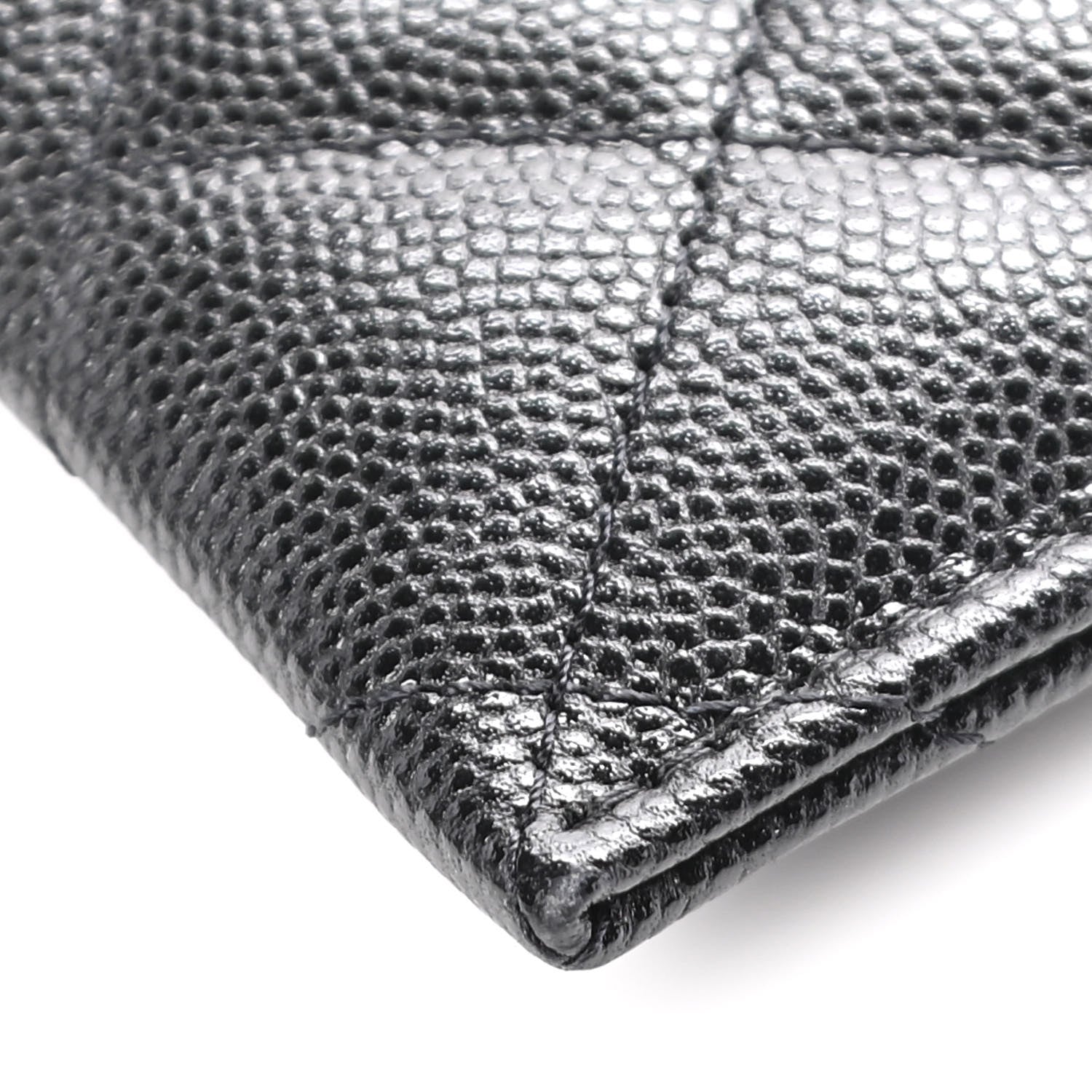 Chanel Caviar Quilted French New Wave Card Holder Black 13 of 14