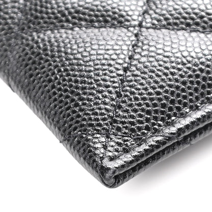 Chanel Caviar Quilted French New Wave Card Holder Black 13 of 14