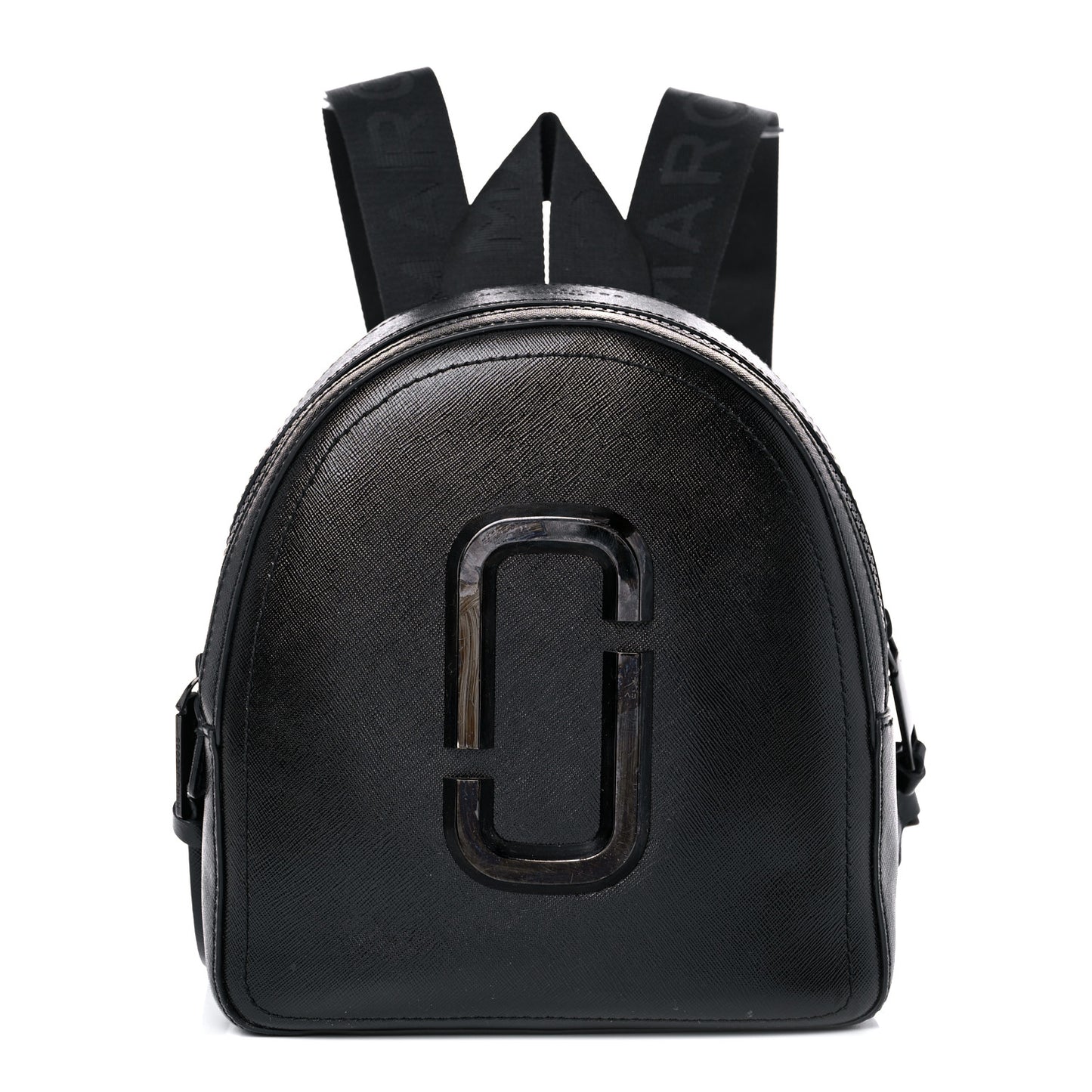 Saffiano Mini Snapshot Backpack Black