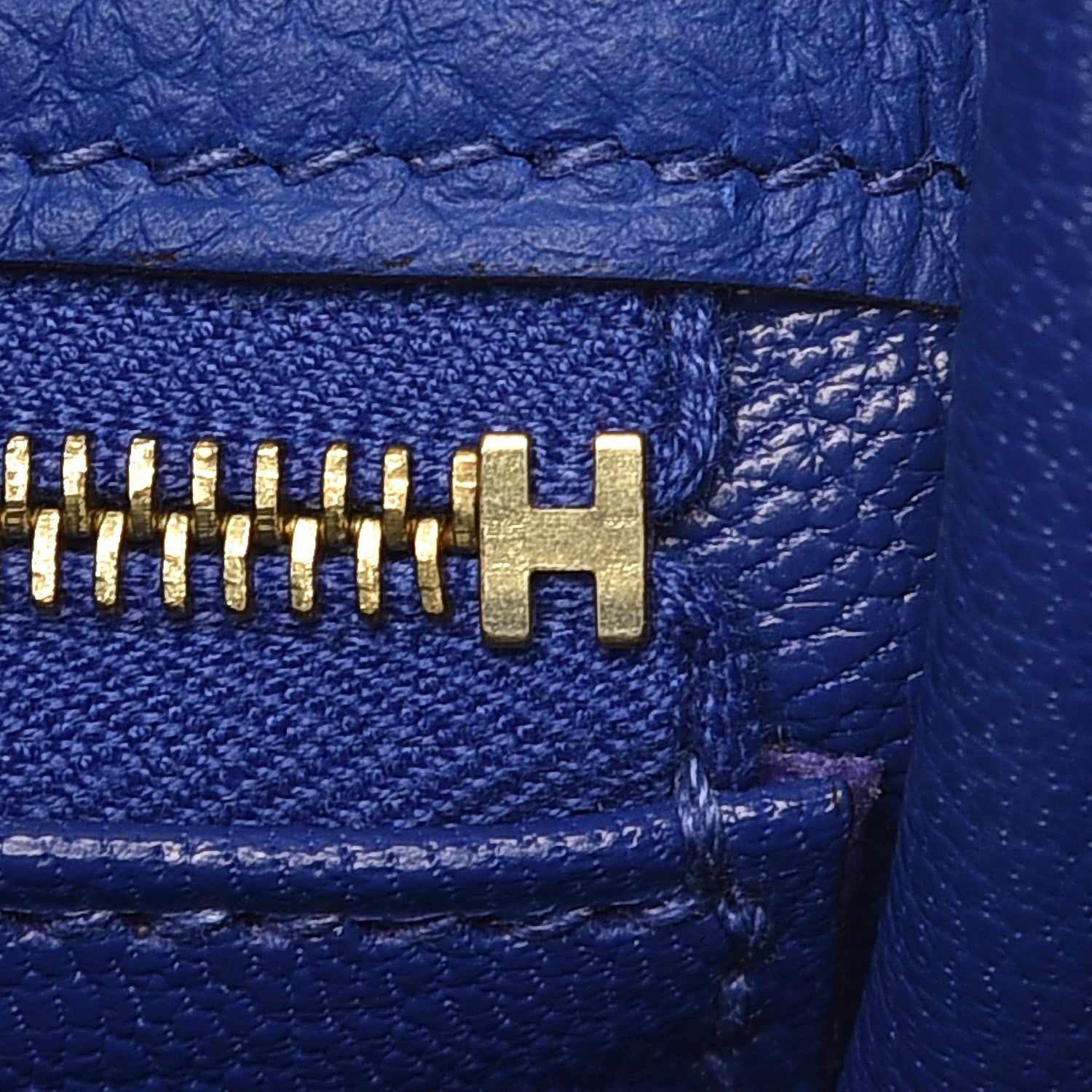 Hermes Togo Kelly Retourne 28 Bleu Electrique 9 of 32