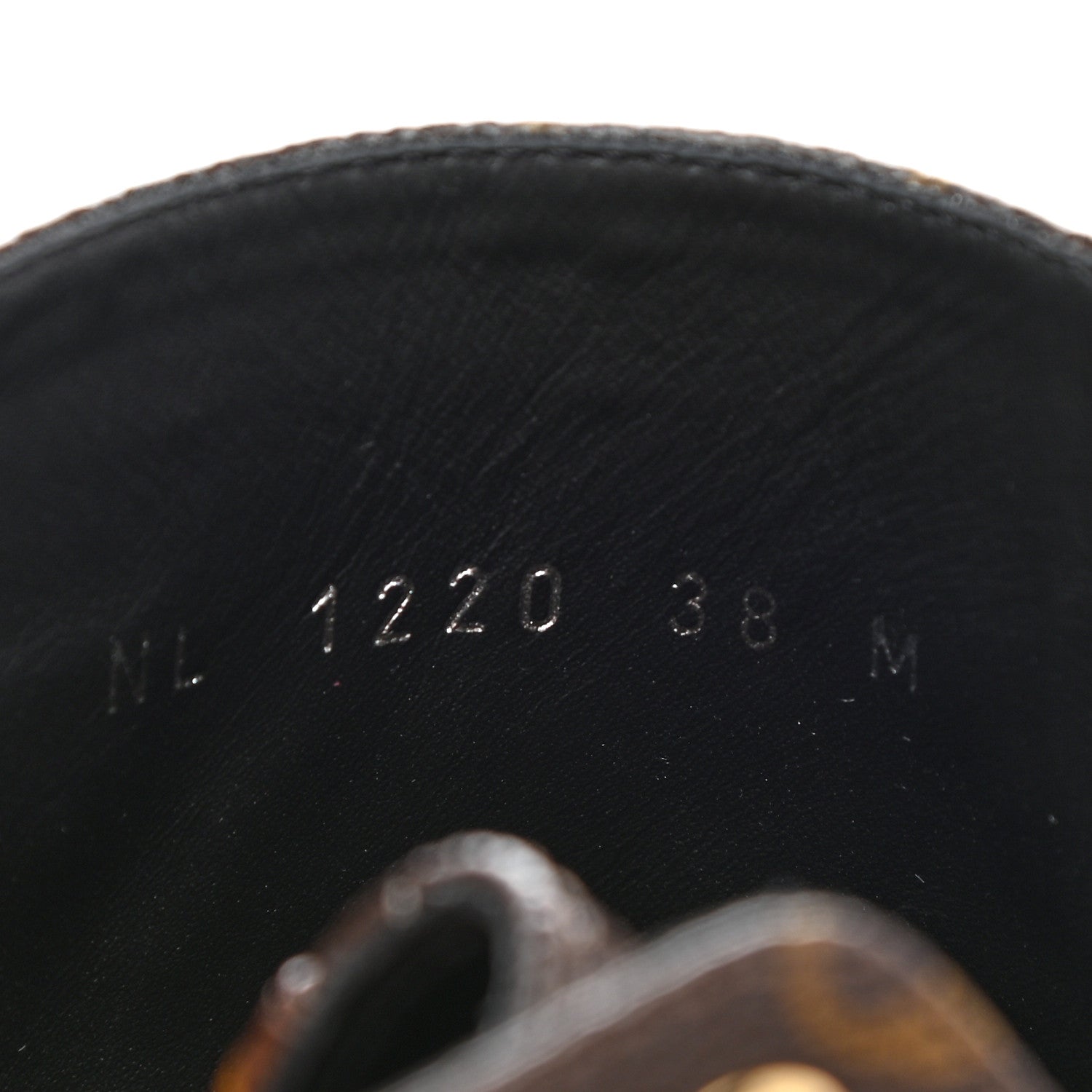 Louis Vuitton Calfskin Monogram Wonderland Flat Ranger Boots 38 Black 8 of 10