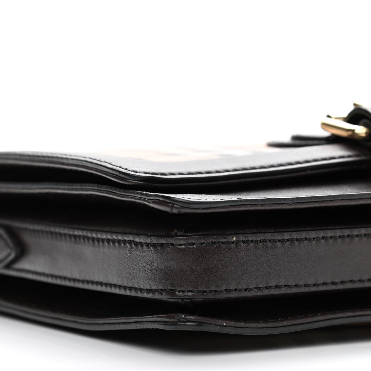 Burberry Haymarket Check Paisley Crossbody Brown 10 of 12
