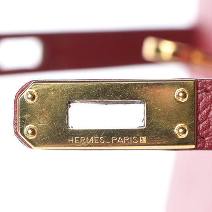 Hermes Epsom Kelly Sellier 25 Rouge Grenat 29 of 39