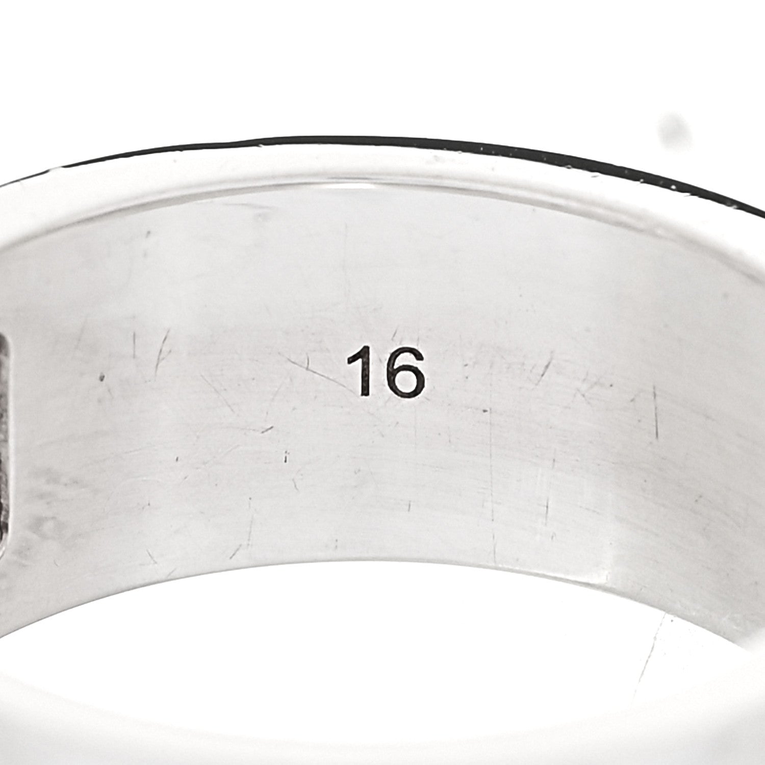 Gucci Sterling Silver G Cutout Ring 56 7.5 6 of 7