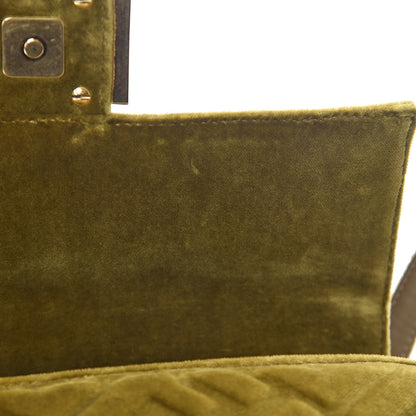 Fendi Velvet FF Embossed Baguette Camaleonte 13 of 18