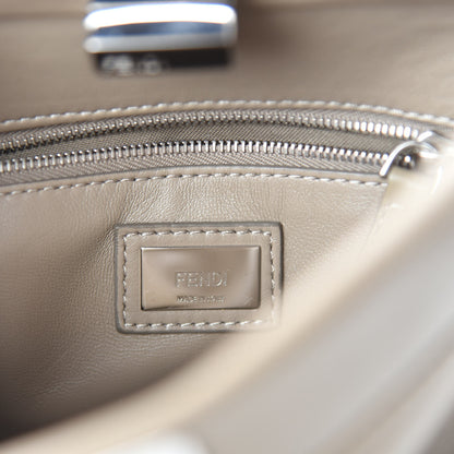 Fendi Nappa Mini Peekaboo Iconic Satchel Tortora 9 of 11