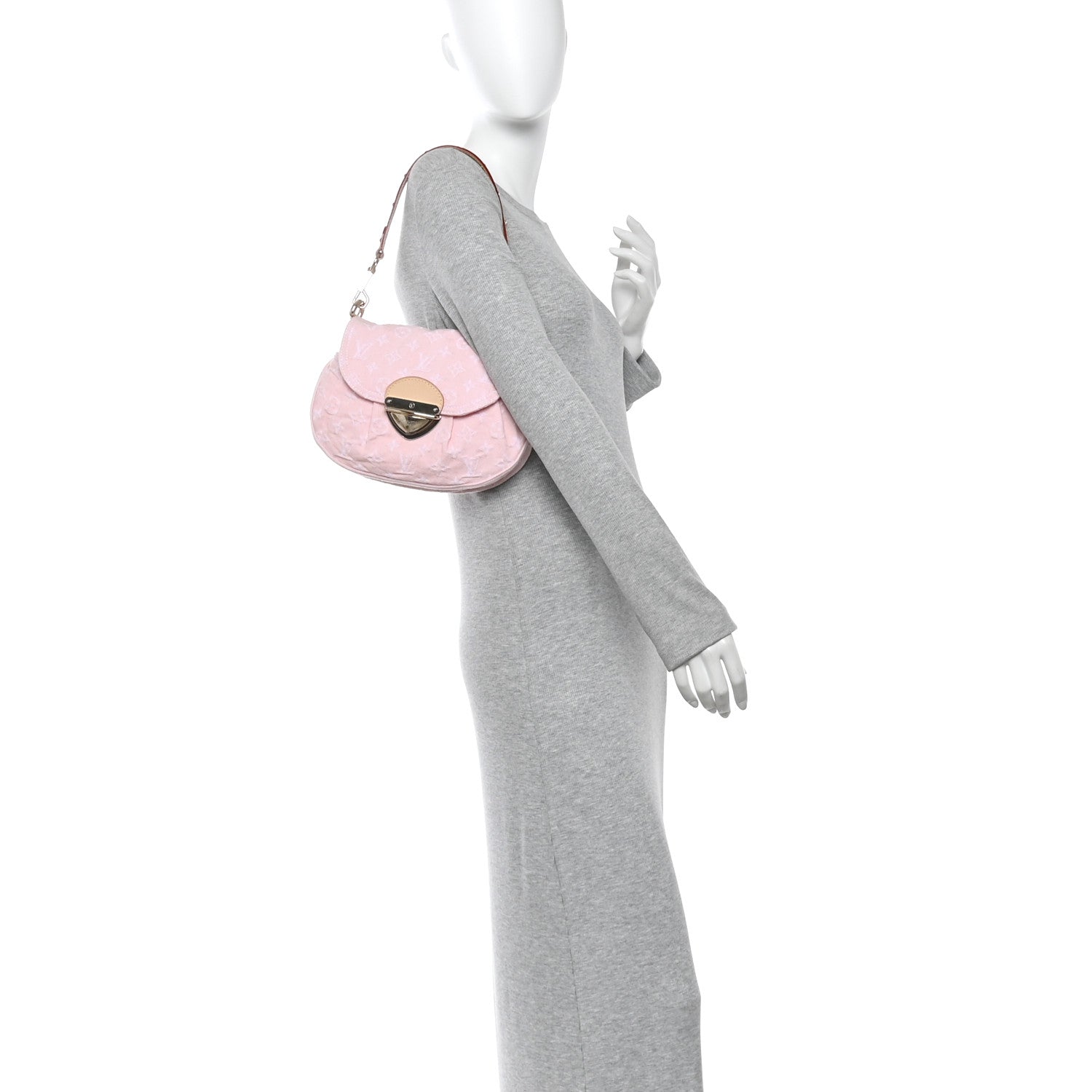 Louis Vuitton Monogram Denim Sunset  Washed Pink 2 of 10