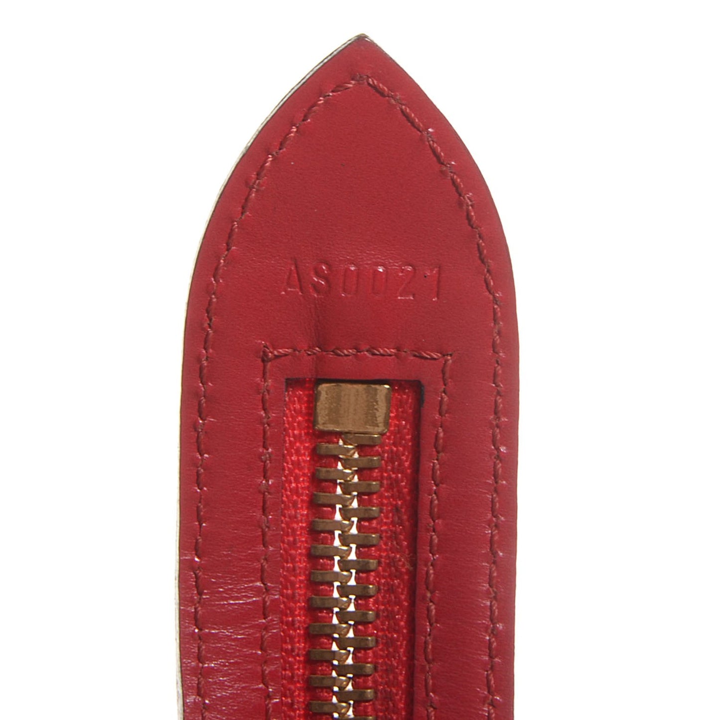 Epi Saint Jacques PM Long Straps Red