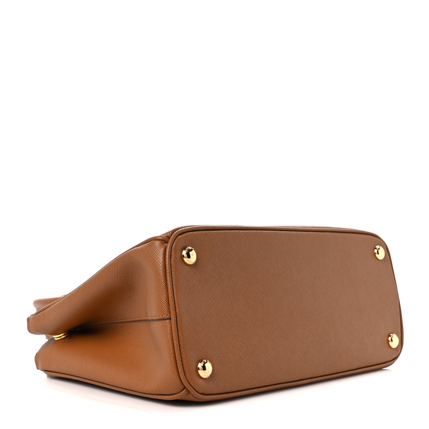 Prada Saffiano Small Galleria Double Zip Tote Caramel 4 of 10